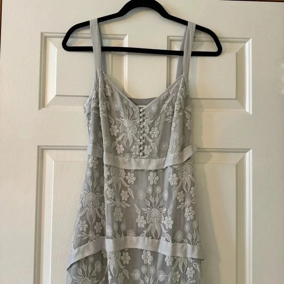 Elizabeth and James Lise Tiered Silk Maxi Dress - Picture 5 of 12